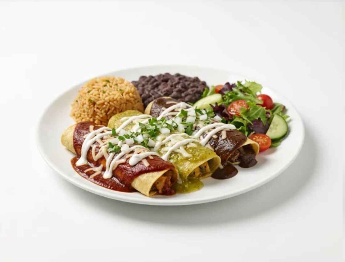 Vegan Combo Enchiladas