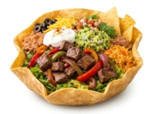 Beef Fajita Taco Salad