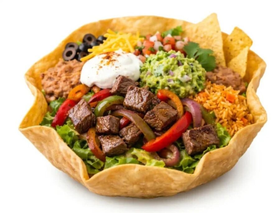 Beef Fajita Taco Salad