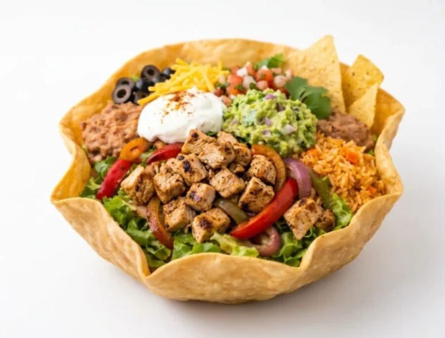 Chicken Fajita Taco Salad