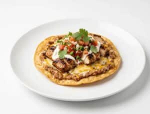 Chicken Sonoran Tostada