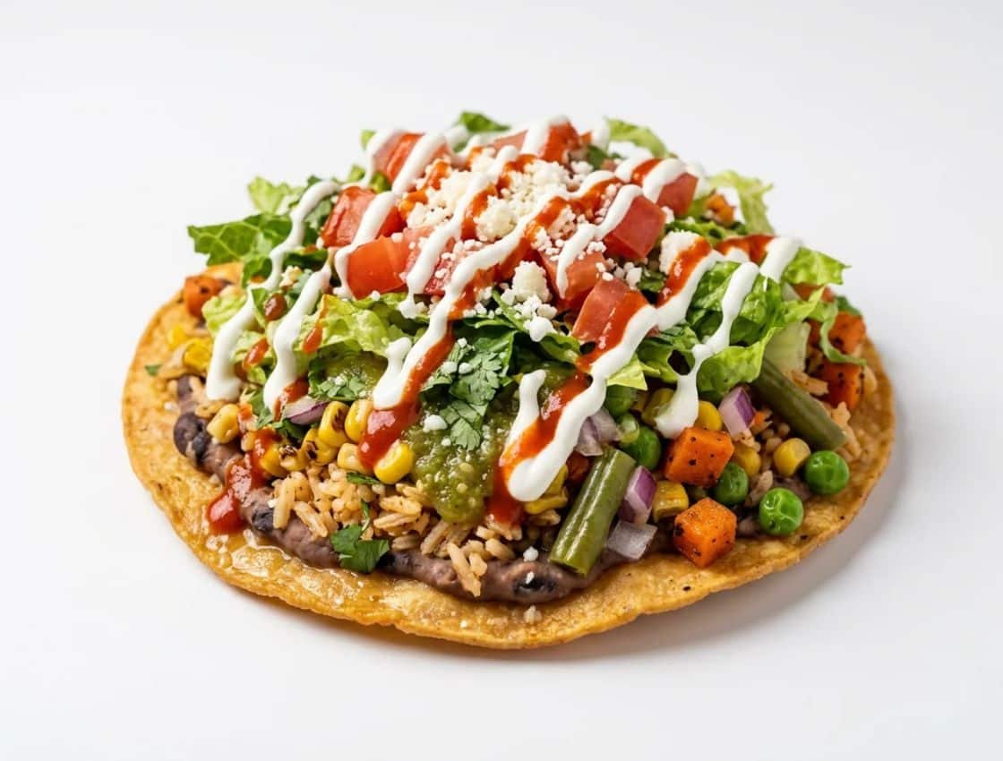 Vegetarian Tostada