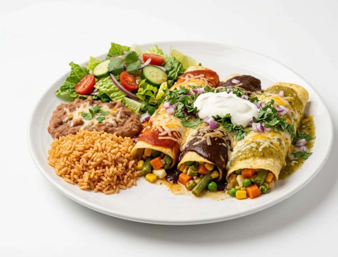Vegetarian Combo Enchilada